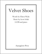 Velvet Shoes SATB choral sheet music cover